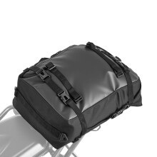 VEVOR Motorcycle Tail Bag 30 L Motorcycle Rear Seat Bag with Waterproof Rain Cover Outdoor Sports Motorbike Luggage Storage Trunk Rack Backpack wit