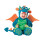 Lil Characters Unisex-Baby Draakkostuum Teal/Groen Groot 1
