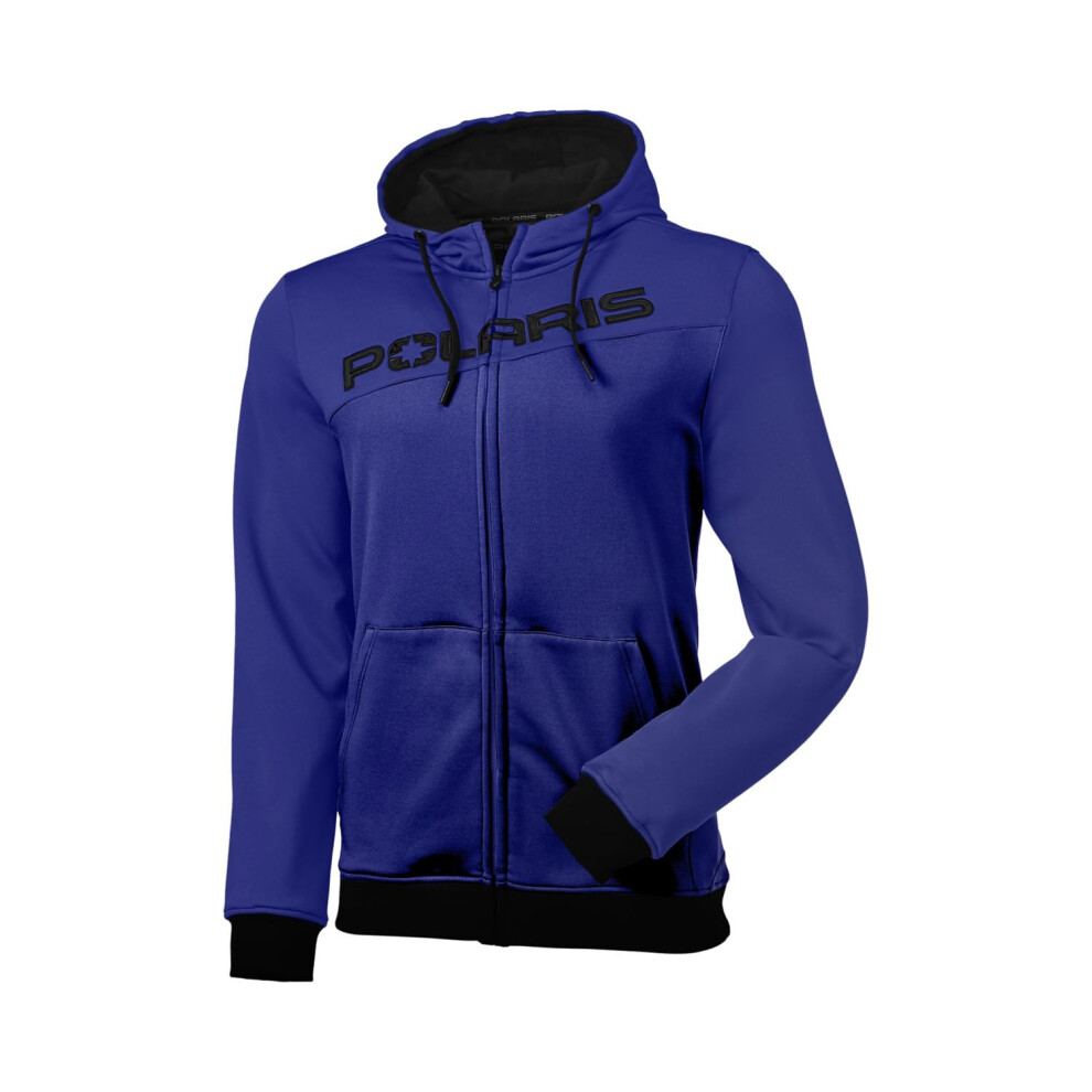 Polaris Off Road Men's Tech Full-Zip Hoodie - 2XL Blue-image-OPC-PM8SWPZ-NEW