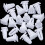 Rexka 20 stk. d?rt?rskel Trim clips 51471840961 til BMW E21 E30 E36 E23 1