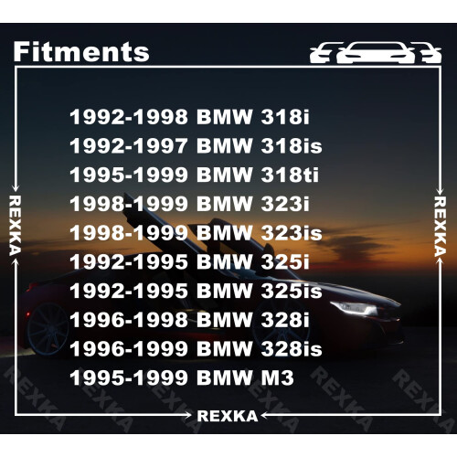 Rexka 20 stk. d?rt?rskel Trim clips 51471840961 til BMW E21 E30 E36 E23 2
