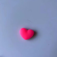 Tennis Racket Vibration Dampener Heart Shape Soft Silicone Light Pink Racquetball Compatible