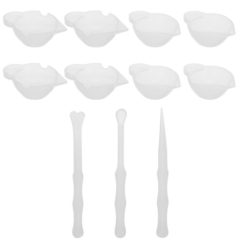 11-teiliges epoxidharz-set mit silikonbechern und rührstäbchen 2