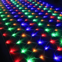 6x4M LED Net Lights Mesh Outdoor Curtain Christmas Fairy String Lights Mains UK