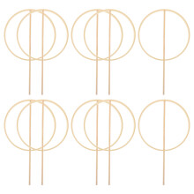 10 Sets Diy Runder Fächer Bastelset Mit Und Griffen