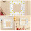 2-teiliges quadratisches -Lineal Acryl mit Schlitz 7