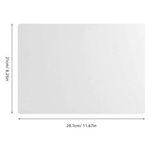 80Stk Durchsichtige -Aktendeckel 0,4mm A4 Papiertaschen 1