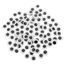100 stk selbstklebende 12 mm glubschaugen kunststoff für diy