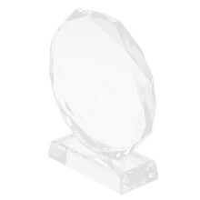 Crystal Trophäe Für Mitarbeiter Mit Leeren Plaketten Zum Gravieren