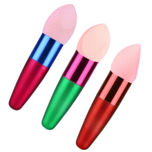 3St Make-Up Spons Rood Voor Vloeibare Foundation En Poeder