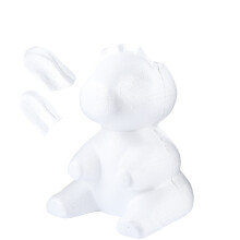 froth rabbit form weiß – bastelset für blumenarrangements und