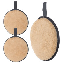 3 make-up-schwämmchen, gesichts- , reinigungspads