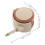 4Pièces Roulettes Bébé En Caoutchouc Beige Pour Lit Bébé 3