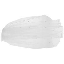 schleier tüll mit perlen haarkamm weiß für hochzeit