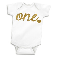 Nvrhy Bump and Beyond Baby-Girls Outfit k prvnm narozeninm Dvky Rocn narozeninov koile Bl 12-18 mescu Krtk rukv