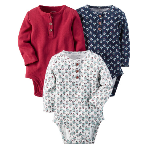 Carter's Carter's Bodys multiples pour bb fille 127g173 Rouge/Marine/Blanc 6 mois