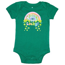 Den svatho Patrika Holcicky Onsies Mesce novorozencu (Happy Go Lucky)
