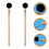 2 stuks pluchen drumstokken, percussie- en fanfareaccessoire 5