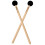 2 stuks pluchen drumstokken, percussie- en fanfareaccessoire 2