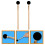 2 stuks pluchen drumstokken, percussie- en fanfareaccessoire 7