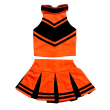 Celkem 2550 dvcch roztleskvacek Uniformn kostm cosplay Halloween Jasne oranov/cern (L / 8-10)