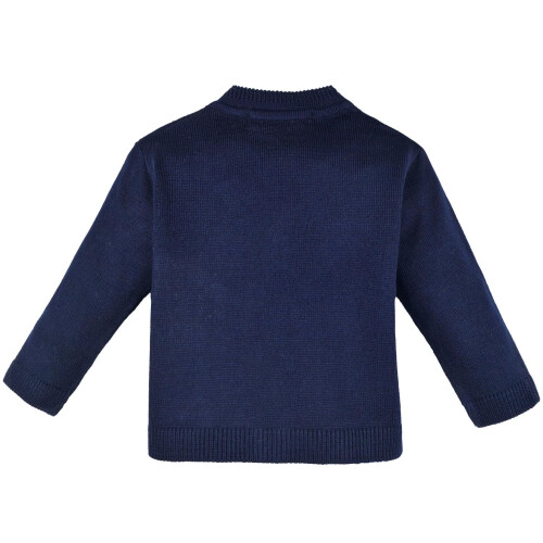Lilax Basic-Strickjacke mit Zopfmuster fr Babys, 69 Monate, Marineblau 1