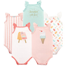 Hudson Baby Unisex kojeneck bavlnen body bez rukvu zmrzlina 6-9 mescu