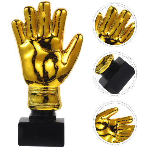 doelmanplating hars voetbal handschoen prijs goudkleurig 2