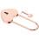 small heart padlock with key for couples lock jewelry box diary 1