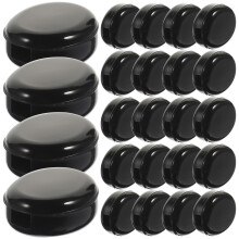 20Pairs Black Silicone Glasses Ears Pads Non-Slip Eyeglass Accessories