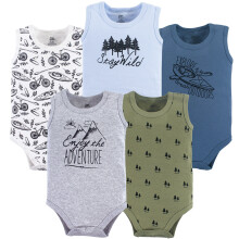 Confezione da 5 body in cotone Yoga Sprout Adventure 12-18 mesi