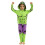 Marvel Tuta cosplay con cerniera per bambini Marvel Avengers Hulk 2T 4