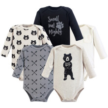 Yoga Sprout Bomuld Bodysuit 5 Pack Bear Kram 3-6 m?neder