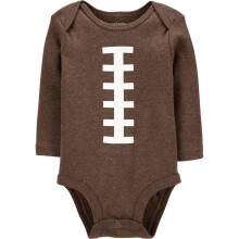 Carter's Body  manches longues Thanksgiving Football pour bb garon (3 mois) Marron