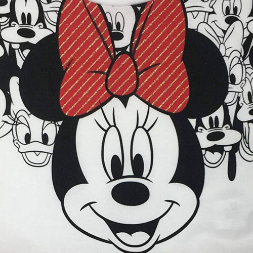 Disney Disney Minnie Mouse Meisjesjurk Wit/Rood 5 2
