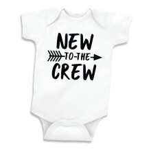 Bump and Beyond Designs Baby-Drenge Nye til bes?tningen Graviditetsmeddelelse Nyf?dt trikot Hvid 0-3 m?neder