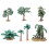 3 sets realistische modelbomen voor diorama decoratie 1