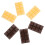 6 stuks realistische chocolade hars modellen, voedsel decor 11