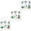 3 sets realistische modelbomen voor diorama decoratie 5