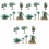 3 sets realistische modelbomen voor diorama decoratie 3