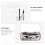 1 set tekenpasser toolkit, transparante tekenhulpmiddelen met liniaal 11