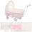Woven trolleyvormige mand , snoep, cadeau, 4