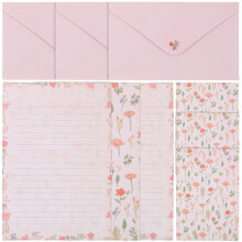 5 sets decoratief briefpapier met enveloppen, A5 schrijfpapier kit