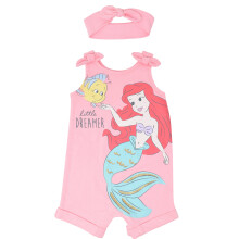 Disney Princess Ariel Kleinkind Mdchen Strampler und Stirnband 3T