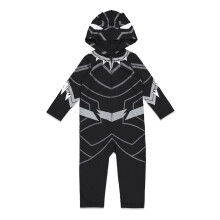 Marvel Avengers Black Panther Spdbarn Baby Boys Zip Up Cosplay Overall 6-12 mnader