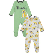 Disney Lion King Simba Infant Baby Boys 2 csomag Zip Up Sleep N' Play kezeslbas zld 12 hnap