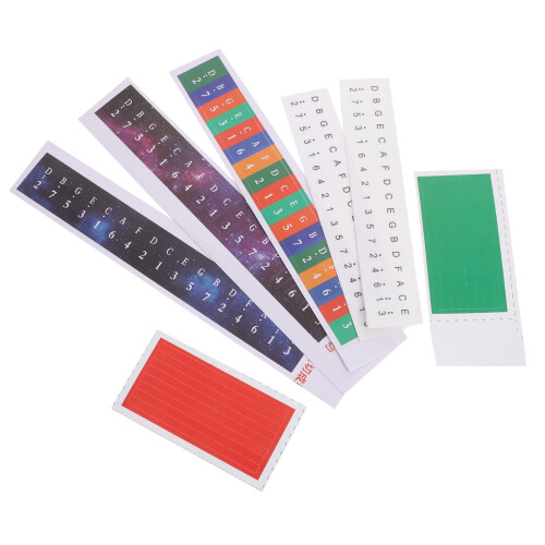 5 sets duimpiano notensticker voor beginners opleidingshulpmiddel