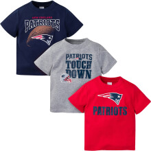 Gerber NFL baby jongens Team Fan Tee 3 Pack Korte Mouwen T-shirt, Teamkleur, 12 Maanden NL