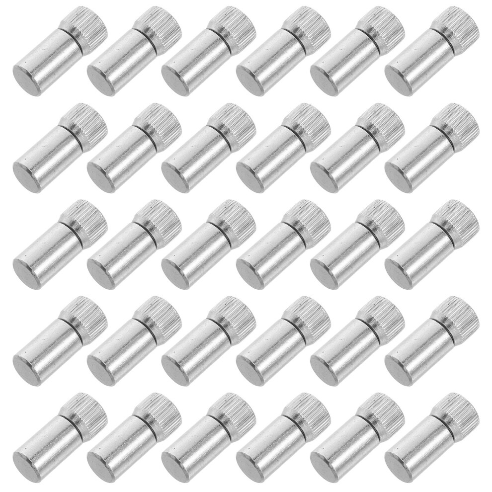 50Pcs Heavy-Duty Silver Shelf Support Pegs For Cabinets And Bookcases 601328574824