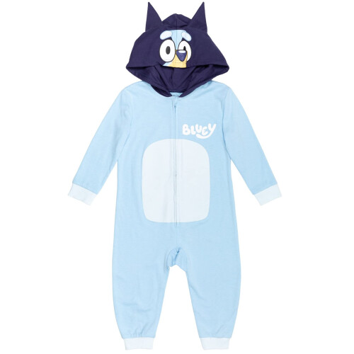 Bluey Costume da tuta cosplay con cerniera per ragazzini Bluey 7-8